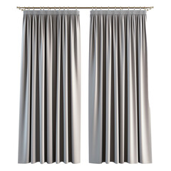 The modern straight curtains