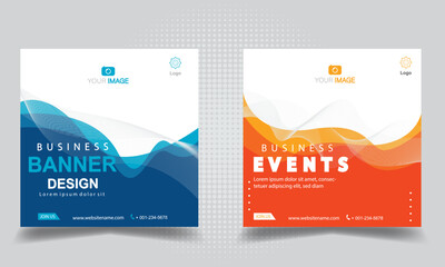 Banner social media, banner templates. Modern banner.