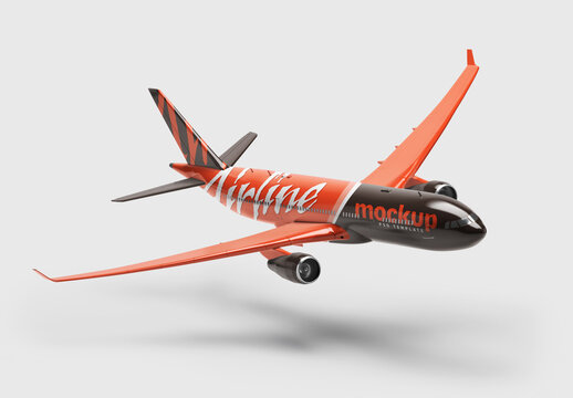 Airplane Mockup