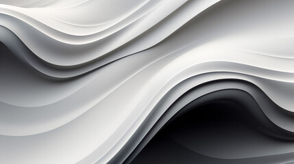 Fluid black and white gradient creating a seamless and elegant background.