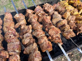 homemade barbeque grill summer tasty