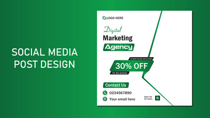Social media post design
