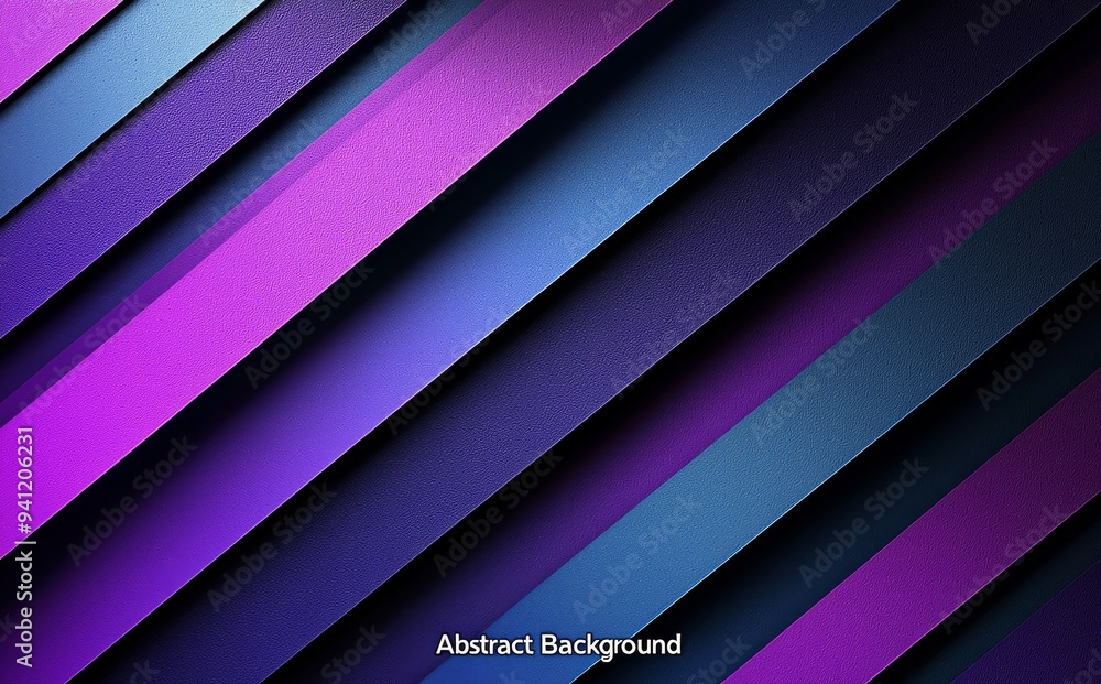 Aufkleber creating dynamic dimension layers with a gradient of green and purple