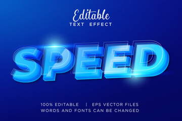 speed editable text effect