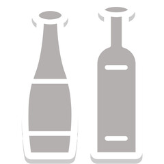 Drink vector icon in sticker style 