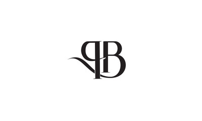 PB, BP, P, B Abstract Letters Logo Monogram	