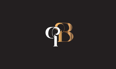 PB, BP, P, B Abstract Letters Logo Monogram	