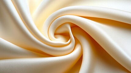 Creamy Fabric Swirl.