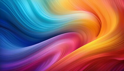 Dynamic Harmony: Colored Wave Gradient Background