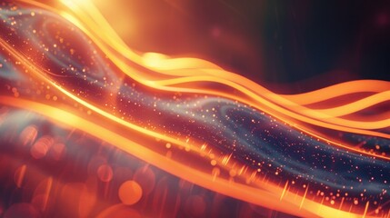 Subtle Abstract Background with Light Flares