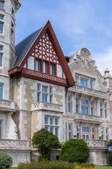 Fototapeta premium Palacio Magdalena, palace in Santander, Cantabria, Northern Spain