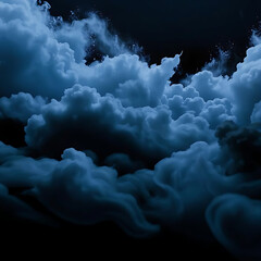 Night sky with clouds 