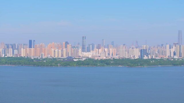 Summer scenery of Wuhan East Lake Scenic Area