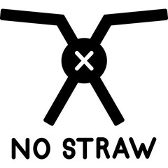 International Straw Free Day Icon