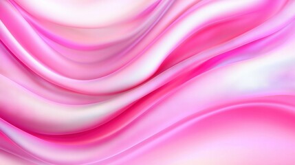   A high-resolution image featuring a close-up view of a pastel pink and white background with subtle wave patterns adorning the top and bottom edges