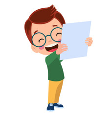 Vector Illustration Of Kids Playing in the clasroom