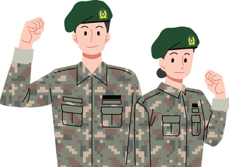 대한민국 군인들