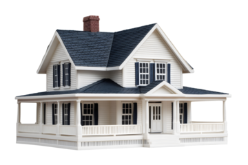 traditional suburban house isolated png transparent background