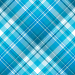 Seamless pattern in unique blue colors for plaid, fabric, textile, clothes, tablecloth and other things. Vector image. 2