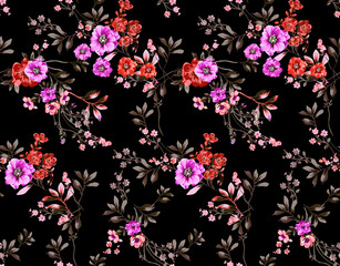 seamless floral pattern floral illustration design