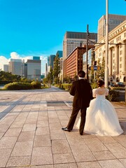 Obraz premium Wedding in Tokyo