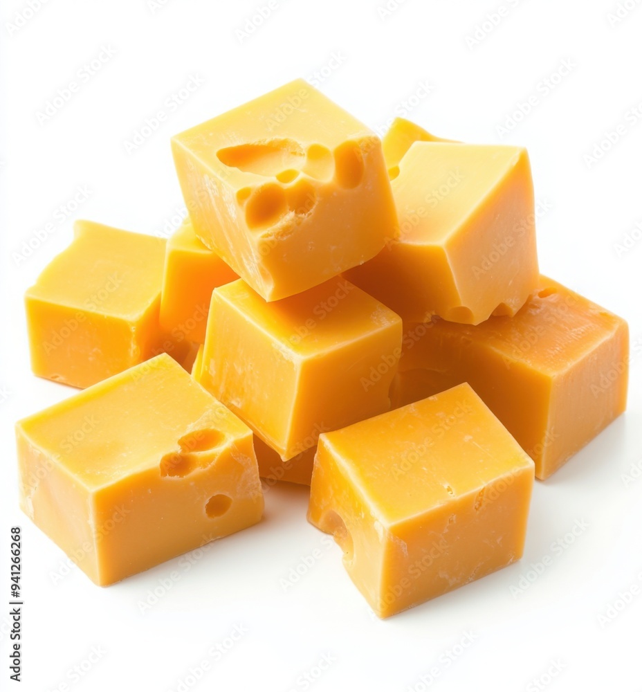 Poster cheese on a smooth white surface, creating an appealing culinary display for examination