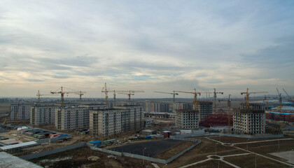 Construction Site Aerial View