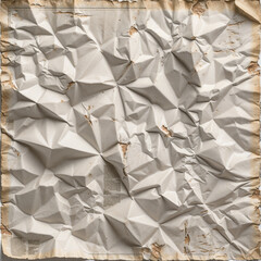 Vintage-Look Poster with Distressed, Crumpled, and Creased Texture
