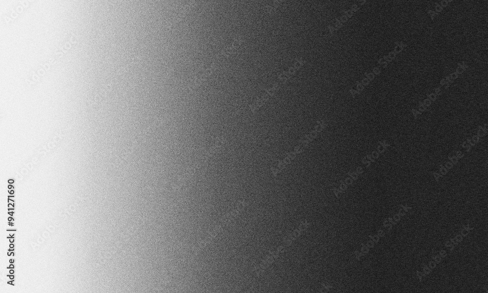 Wall mural black and grey gradient abstract background texture with noise or grain. grunge background concept w