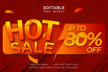 hot super SALE editable text effect