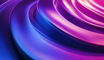 Obraz premium Abstract Purple and Blue Swirling Design
