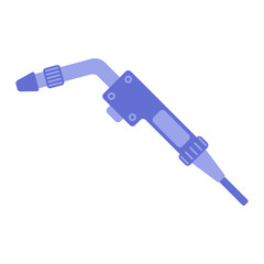 Welding Torch Icon Perfect for designs with welding workshop, engineering, and labor themes