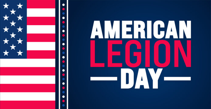 american legion day background or banner design template. Holiday concept. Template for background, banner, card, poster, placard, design template with unique shapes with standard color.