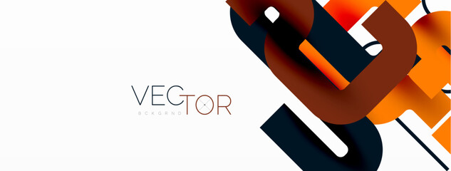 Abstract background curvy lines, minimal geometric design template