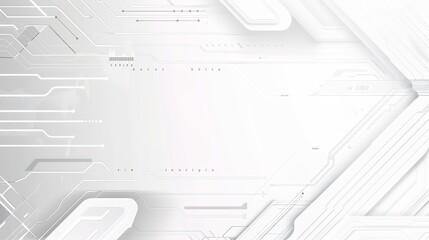 Stunning White Simple Technological Background: A Modern and Sleek Visual Delight. Showcasing the Fusion of Simplicity and Innovation.