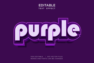 Editable Modern 3D Text Effect – Gradient Chrome Typography Vector Design