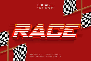 Editable Modern 3D Text Effect – Gradient Chrome Typography Vector Design