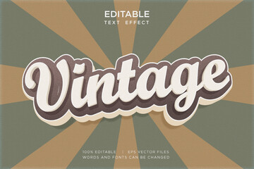 Editable Modern 3D Text Effect – Gradient Chrome Typography Vector Design