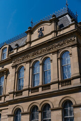 Historic architecture next to the National Museum of Scotland in Edinburgh