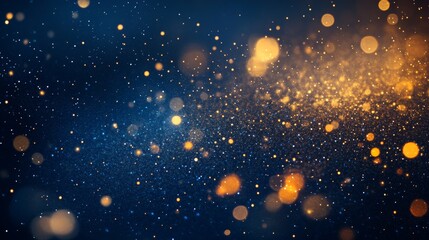 A luxury particle background illustrating a happy new year for 2025. Stock illustration.
