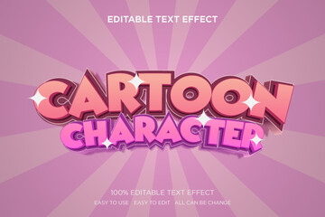 pop cartoon comic style editable text effect 