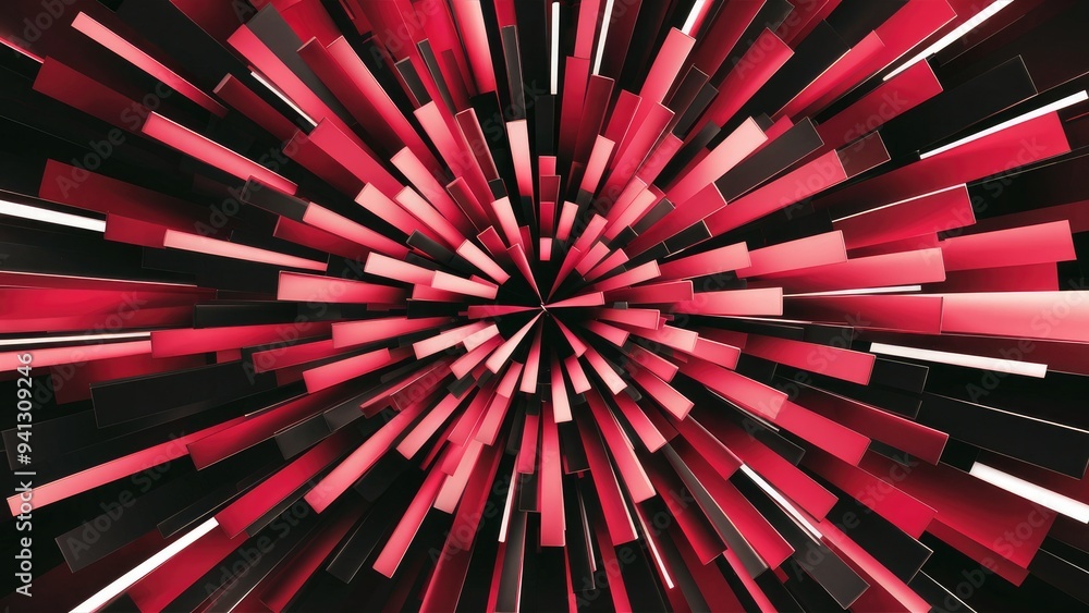 Aufkleber abstract background with red and black gradient design