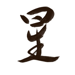 星(STAR) 筆文字・手書き