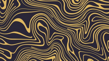 Abstract Topographic Contour Line Pattern for Design Applications