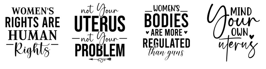 Elegant Workout Phrases, Trendy Retro Style Illustration Bundle Vector Illustration for Postcard, Gift Card, Brochure