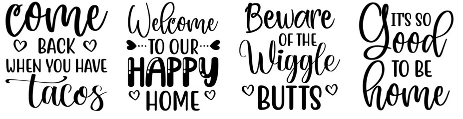 Modern Welding Typography, Hand Lettering Set Vector Illustration for Mug Design, Bookmark, Poster