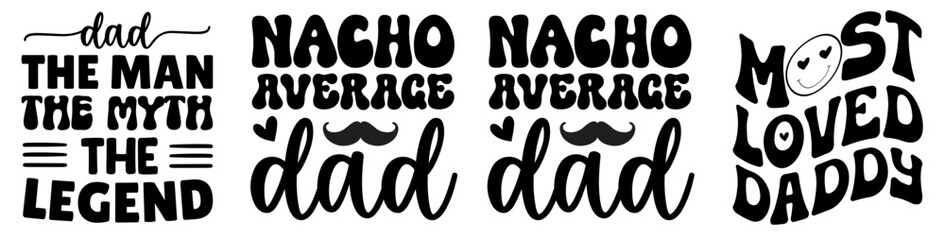 Vibrant Retro Dance Calligraphy, Calligraphic Lettering Set Vector Illustration for Postcard, Brochure, Motion Graphics