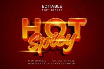 hot spicy text effect