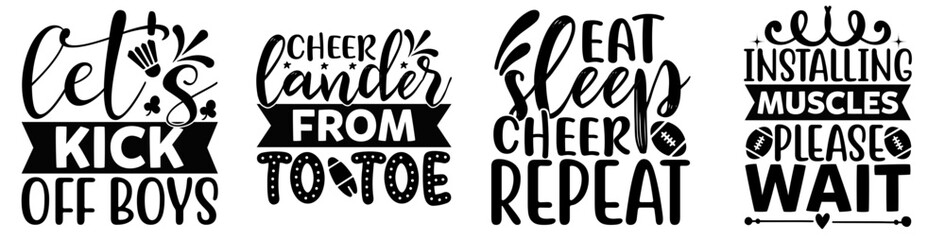 Minimal Spring Quotes, Trendy Retro Style Illustration Bundle Vector Illustration for Packaging, Decal, Book Cover