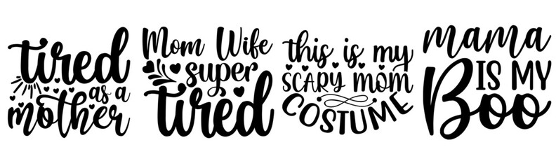 Creative Different Calligraphic Lettering, Labels And Badges Bundle Vector Illustration for Greeting Card, Magazine, Wrapping Paper